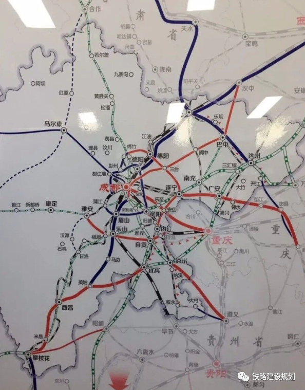 最新!国家铁路网建设及规划示意图•2020年6月7日版(图8)