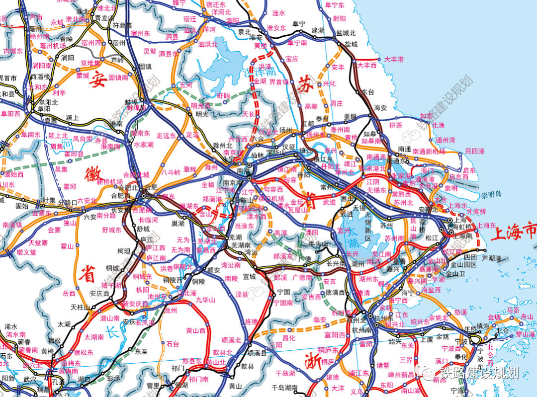 最新!国家铁路网建设及规划示意图•2020年6月7日版(图14)