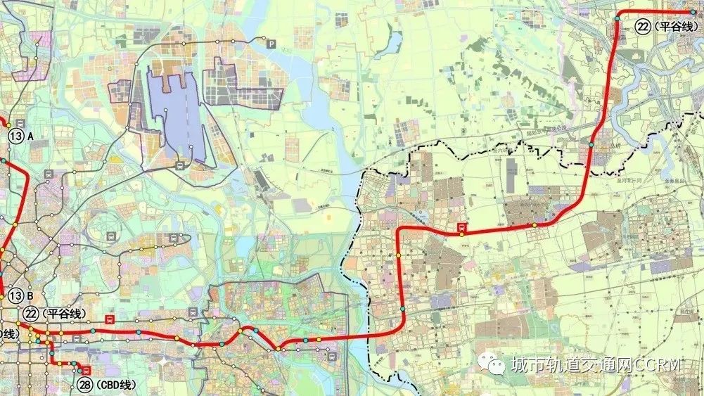 本月开工!轨交22号线启动招标,平谷线将连接北京CBD与河北燕郊(图2)