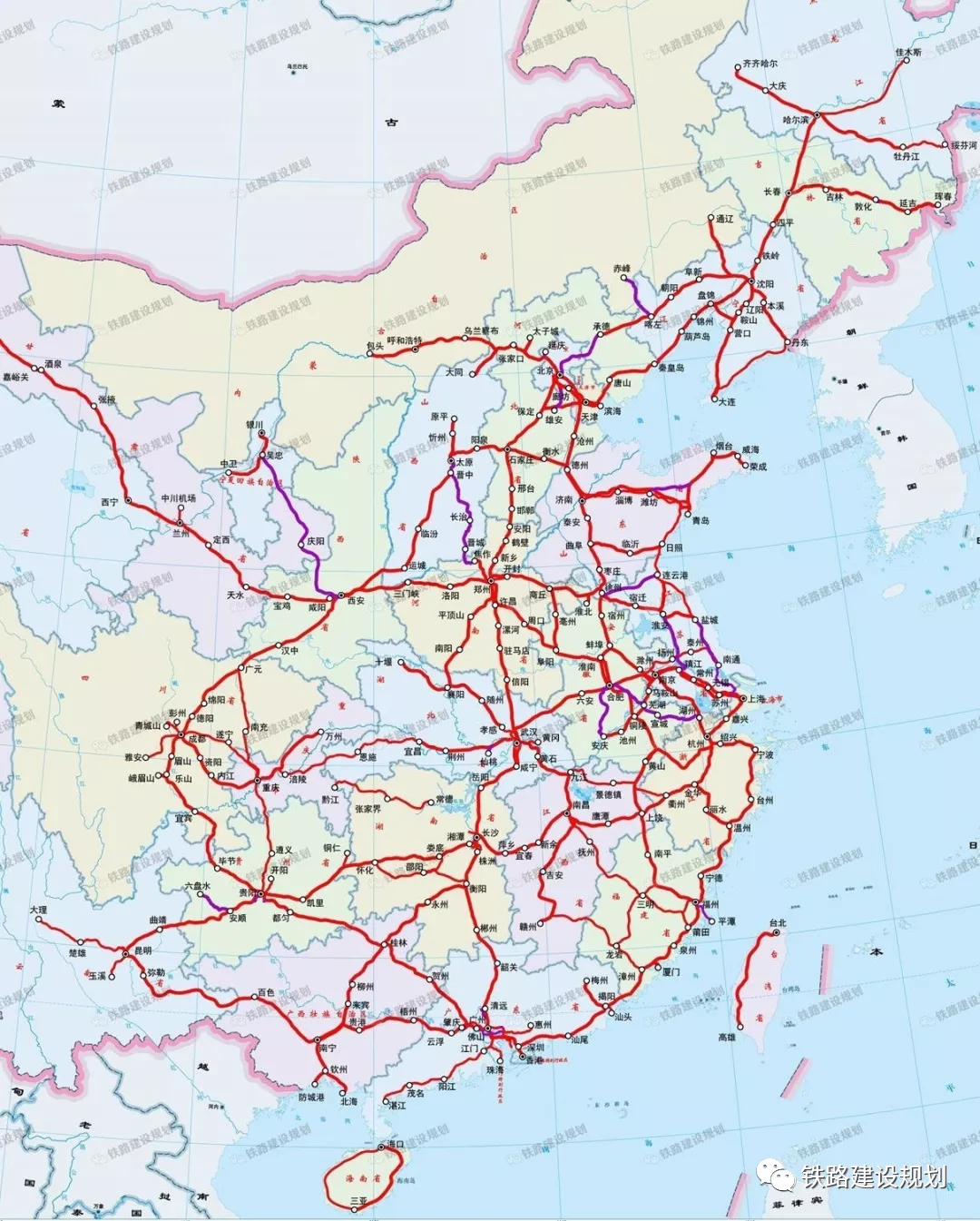 95条铁路、20135公里!2021年底前计划开工建设铁路最新进度(图21)