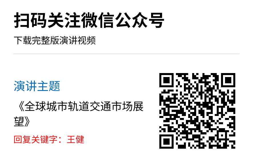 干货分享丨王健-《全球城市轨道交通市场展望》(图1)