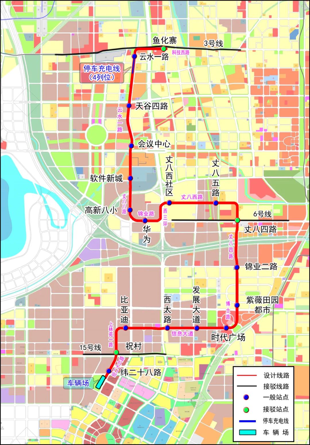西安首条!高新有轨电车试验线试车!(图4) 3-2311101613414A.jpg