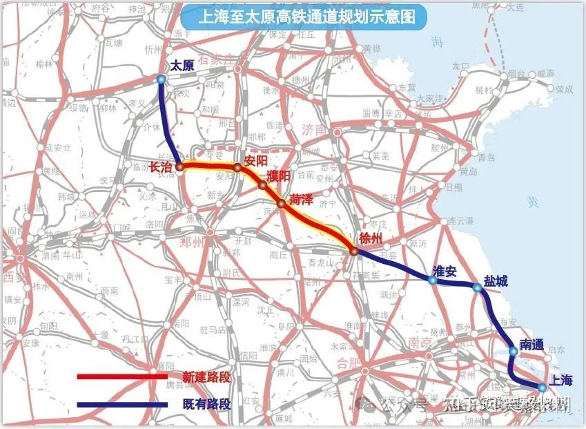 上海-太原的高铁通道有必要建吗？(图1)