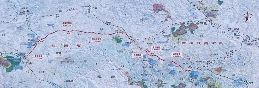 360亿！文山至靖西铁路加快开工前期工作(图2)