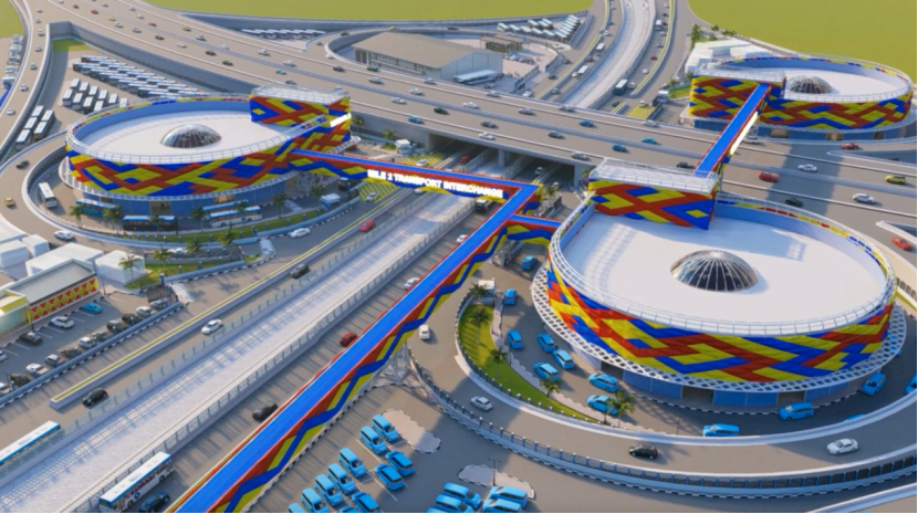 交通枢纽效果图