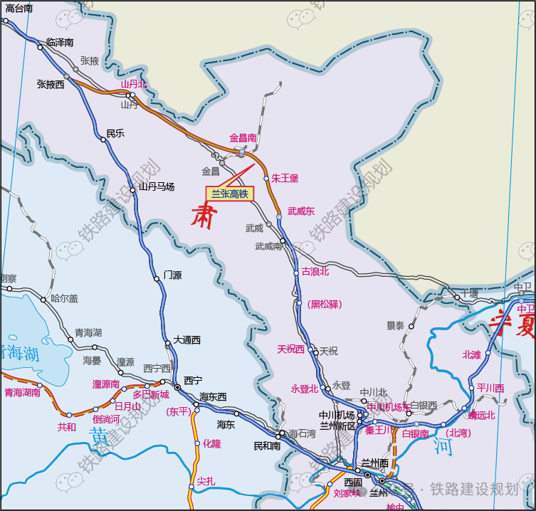 兰张三四线铁路武威至张掖段初步设计审核通过(图4) 3-240F5114625239.png