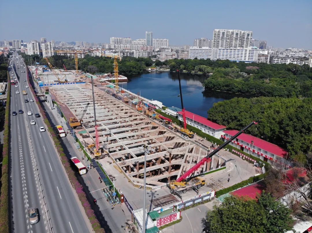 广州首条环线14座车站已进入运营调试阶段,“巨无霸”车站可四线换乘(图2) 3-240P50TU3225.jpg