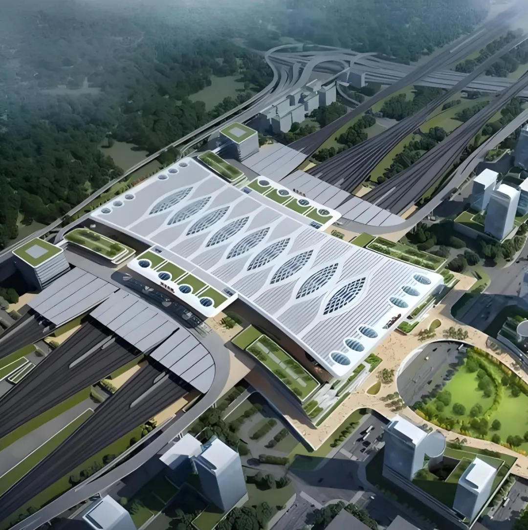 122万平米!西部最大高铁枢纽站要来了(图5) 3-240Q30S1332F.png