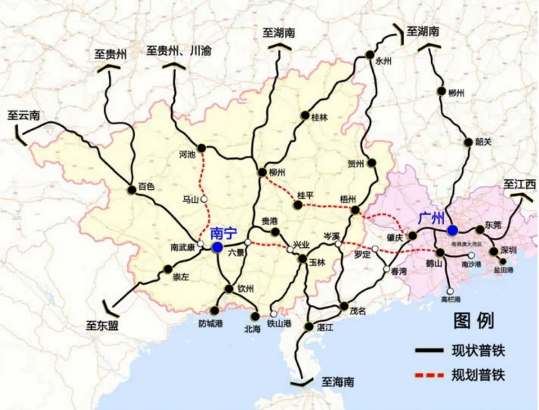 超高速磁悬浮、水上巴士、地铁6号线……南宁新一轮综合交通规划公示(图2) 3-24091P92021T9.png