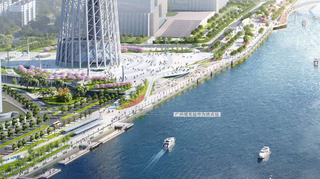 海珠有轨电车拟“缩线” 取消广州塔站(图3) 3-2410110U40N31.png